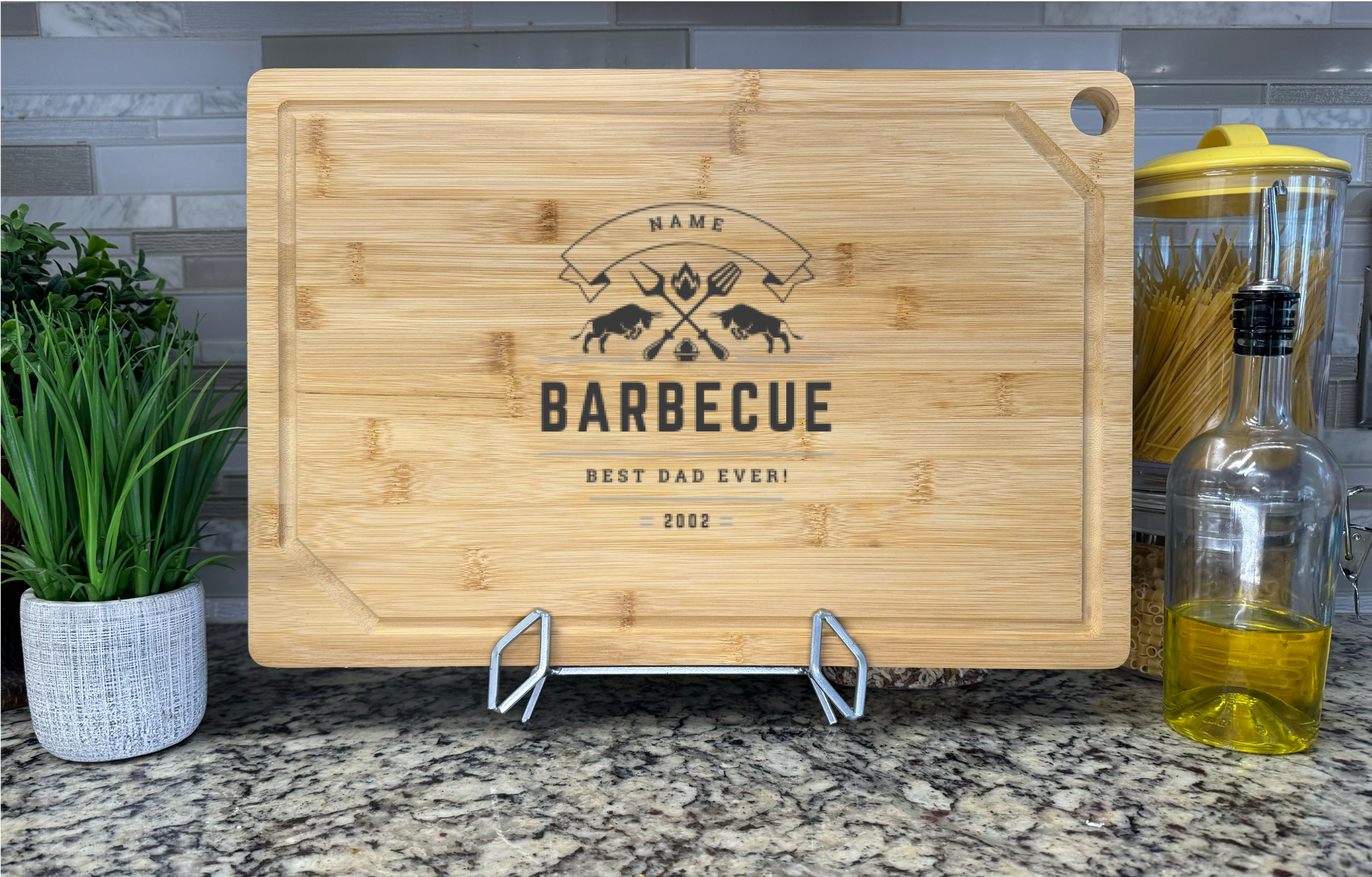BBQ Best Dad Ever (customized) - 1417