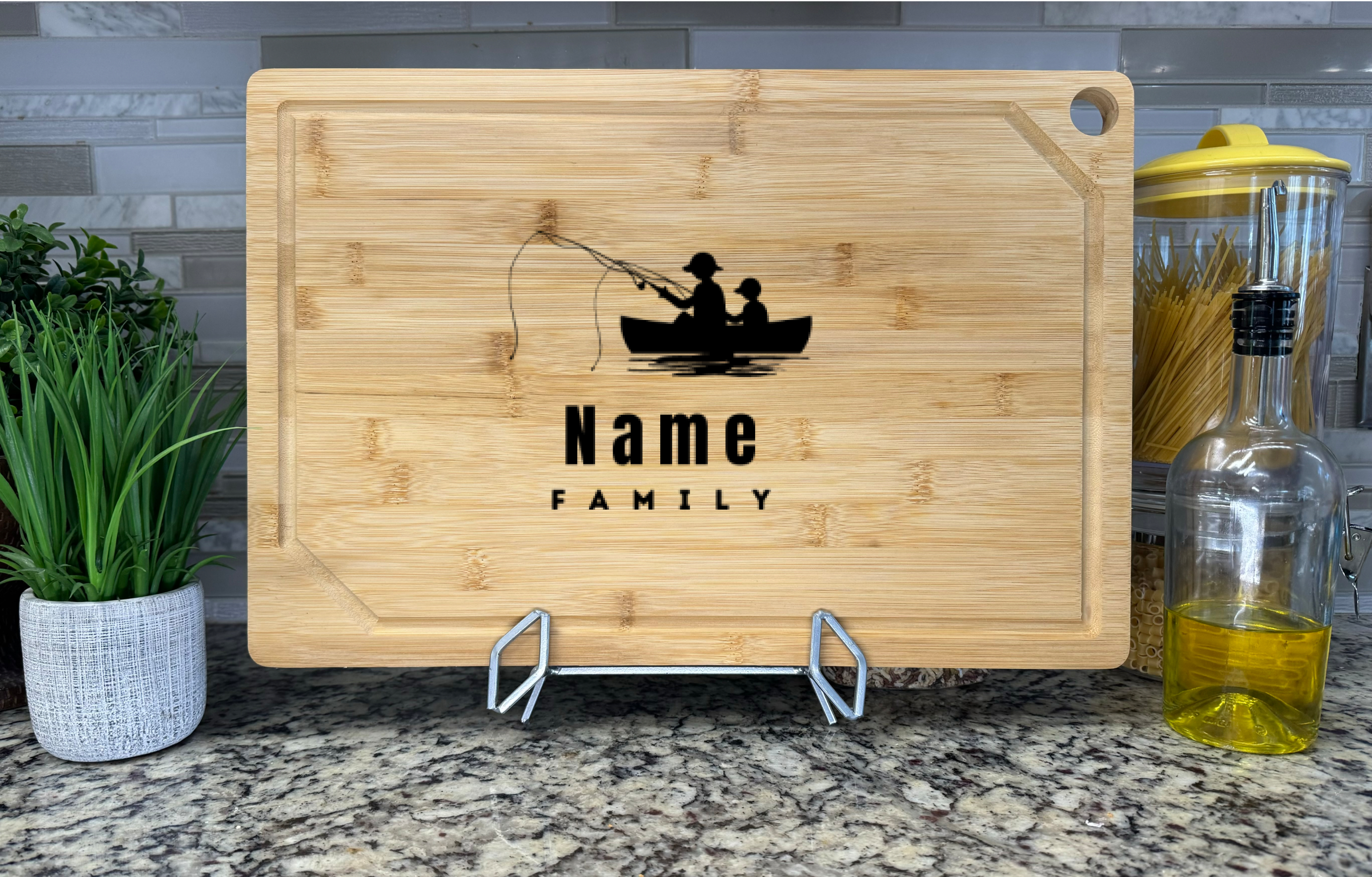 Father Fishing (customized) - 1420