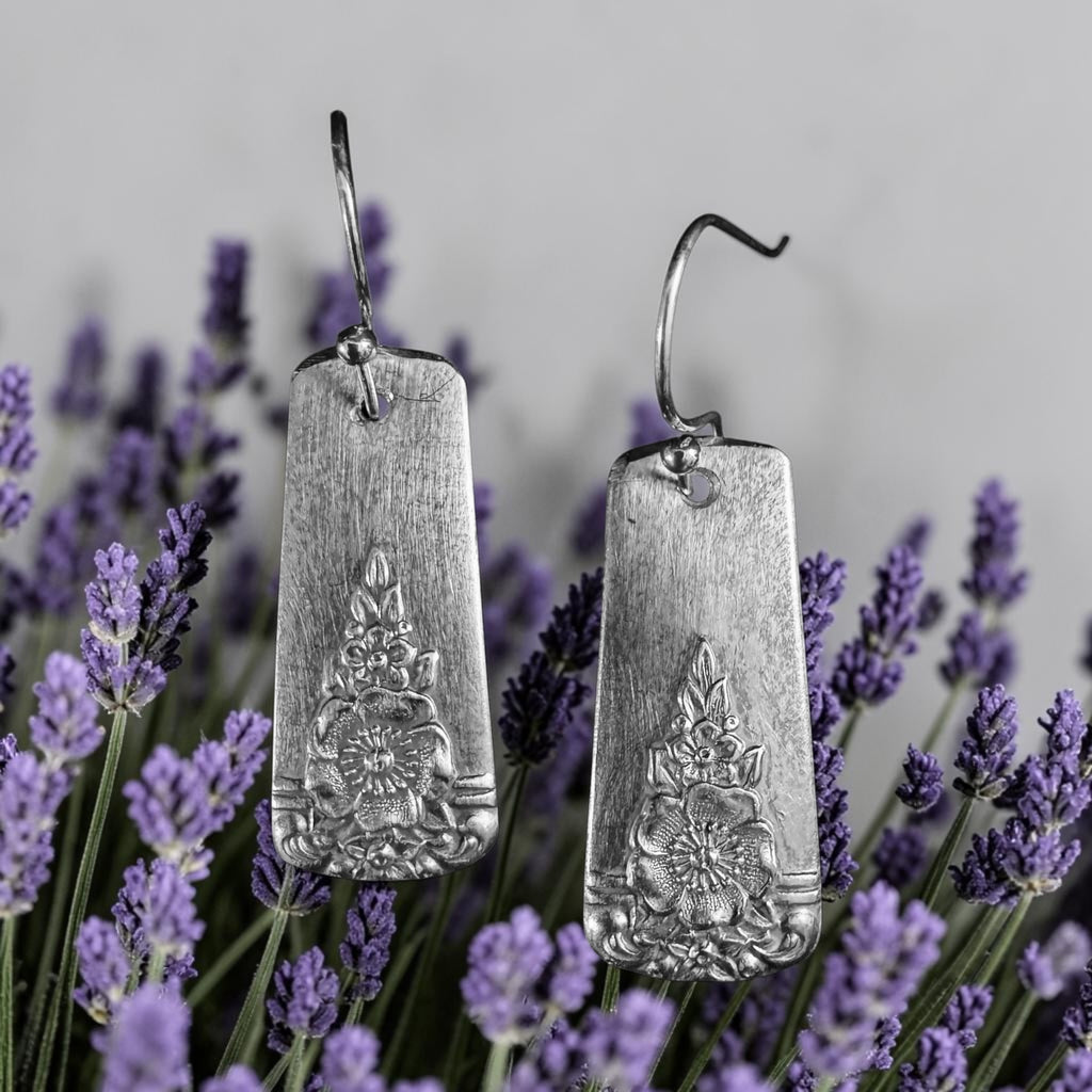 Floral Drape Earrings - 2109