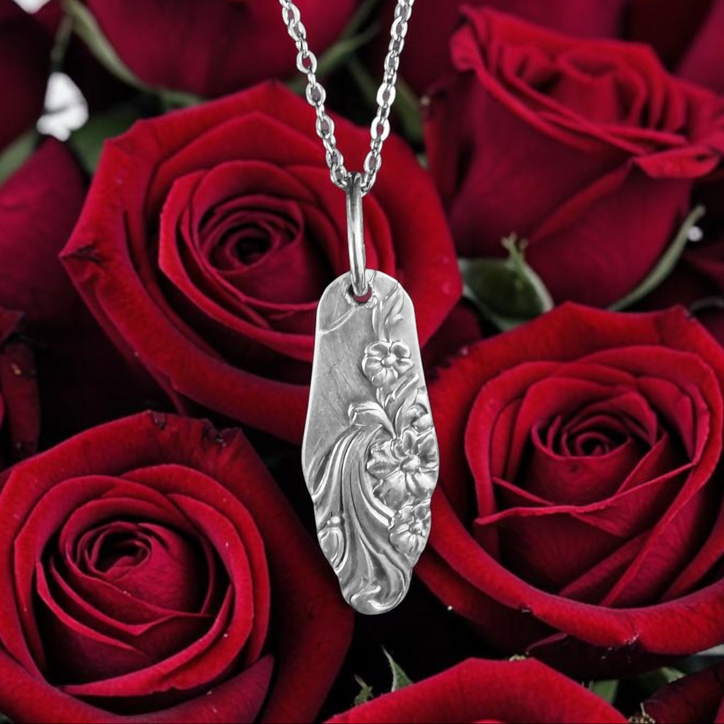 Flower Song Necklace- Size 24 inch chain - 2102