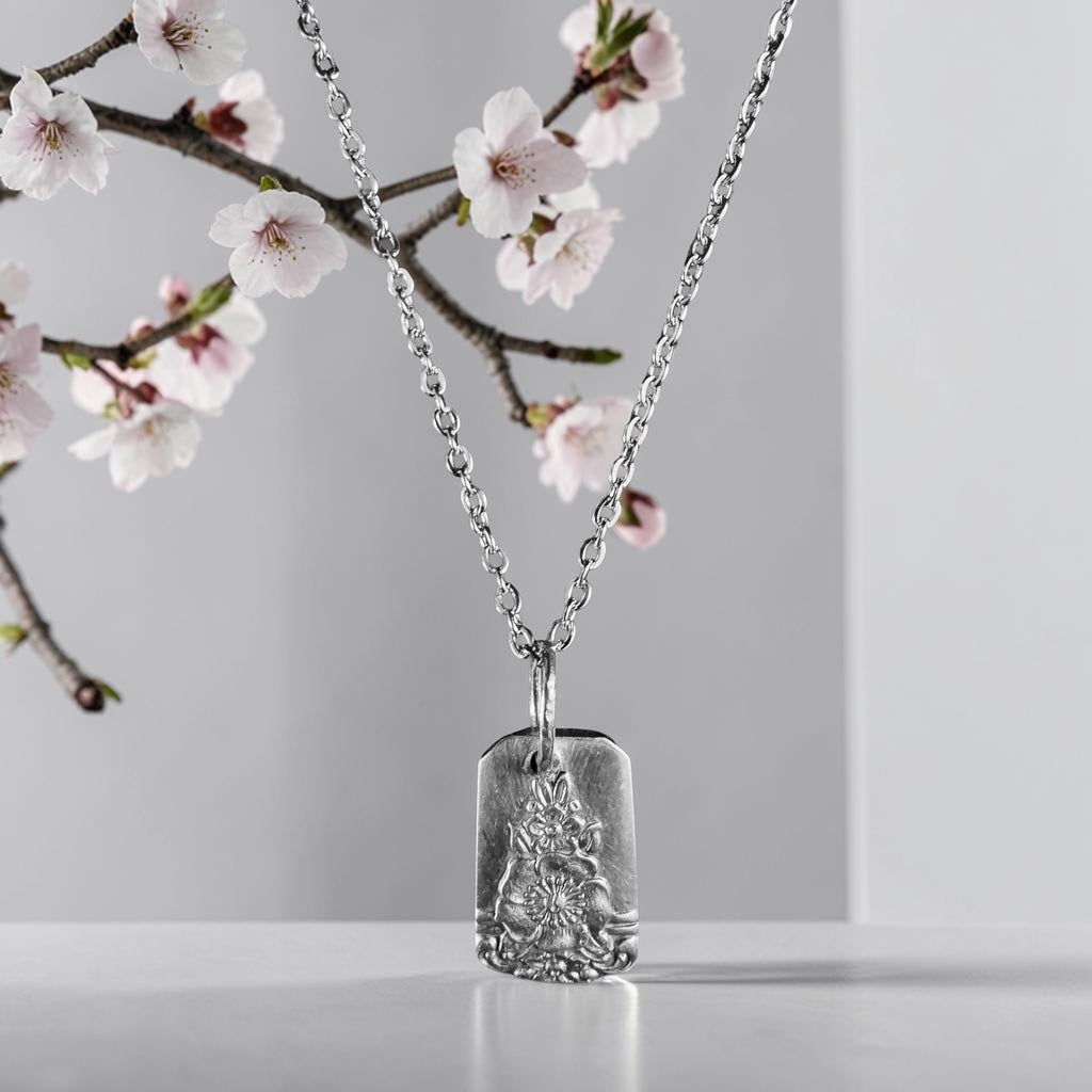 Floral Dance Necklace- Size 18 inch chain - 2100