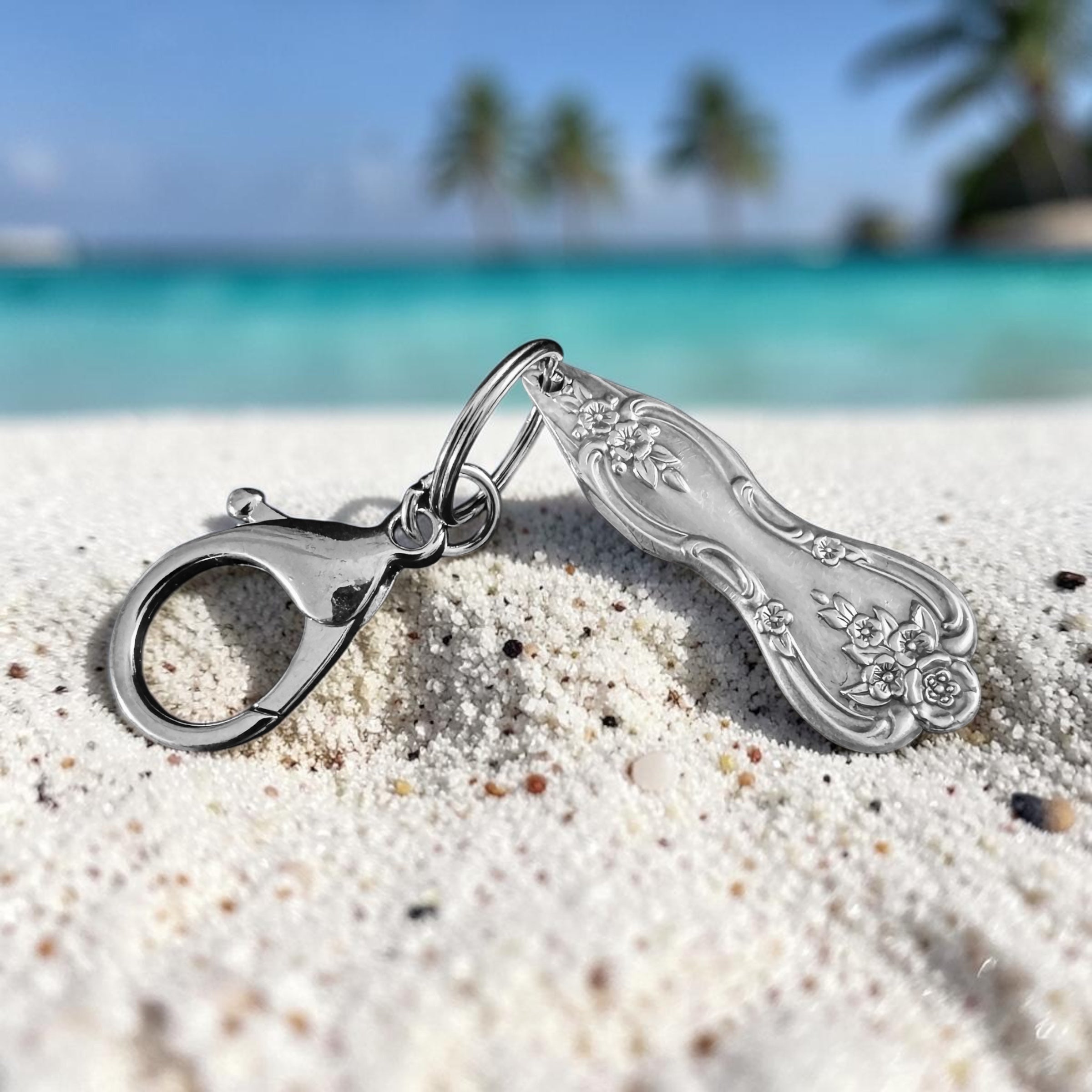 Magnolias Silverware Keychain - 20