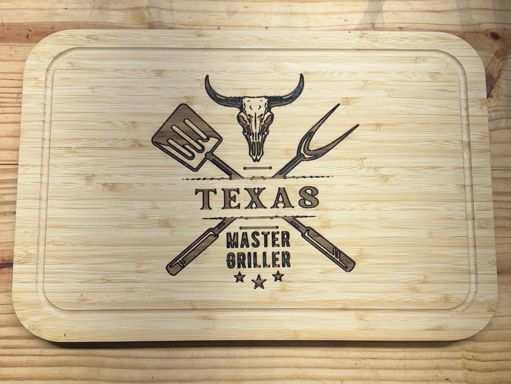 Texas Master Griller Bamboo Cutting Board - 1400