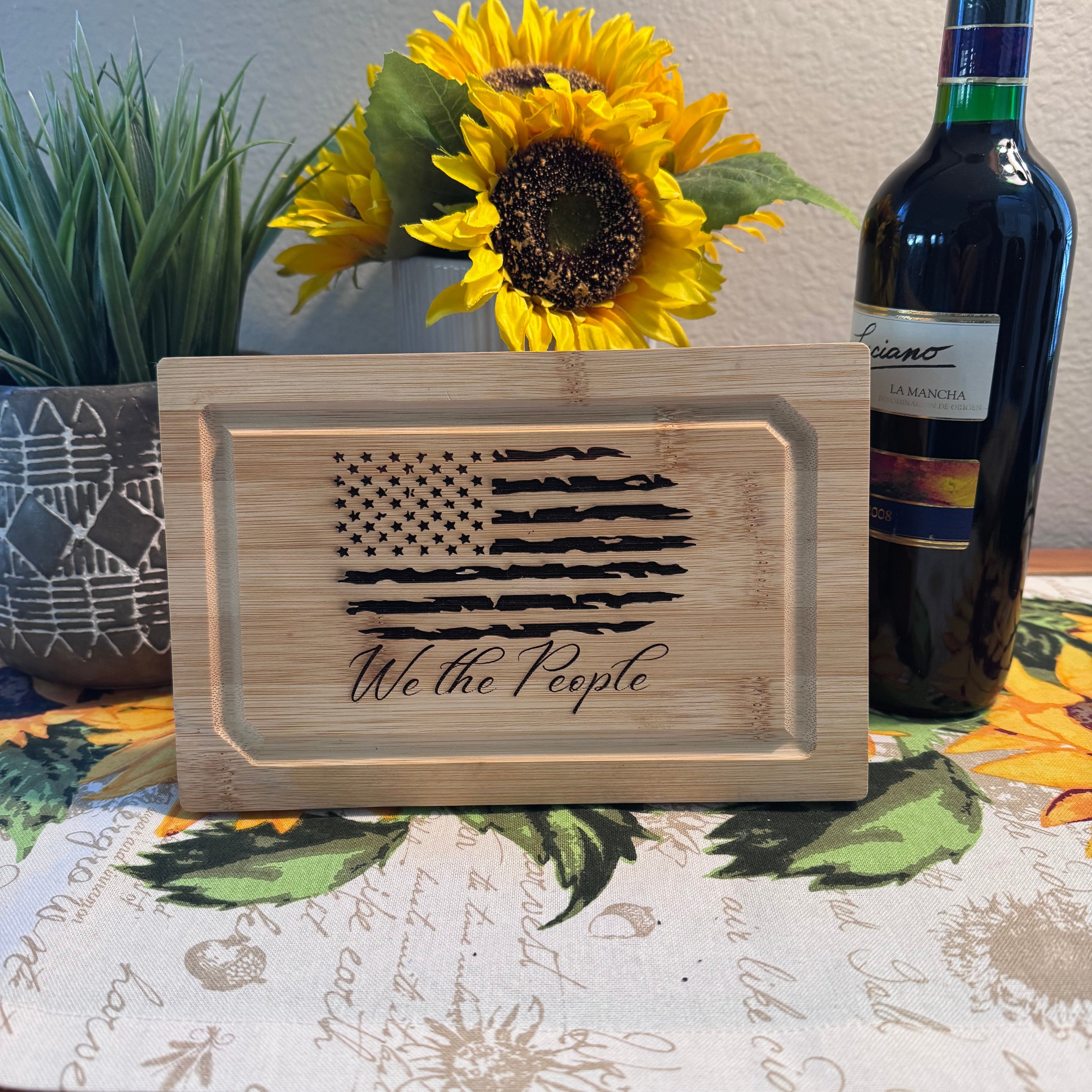 We the People - Small Cutting Board - 6x9 - 1437