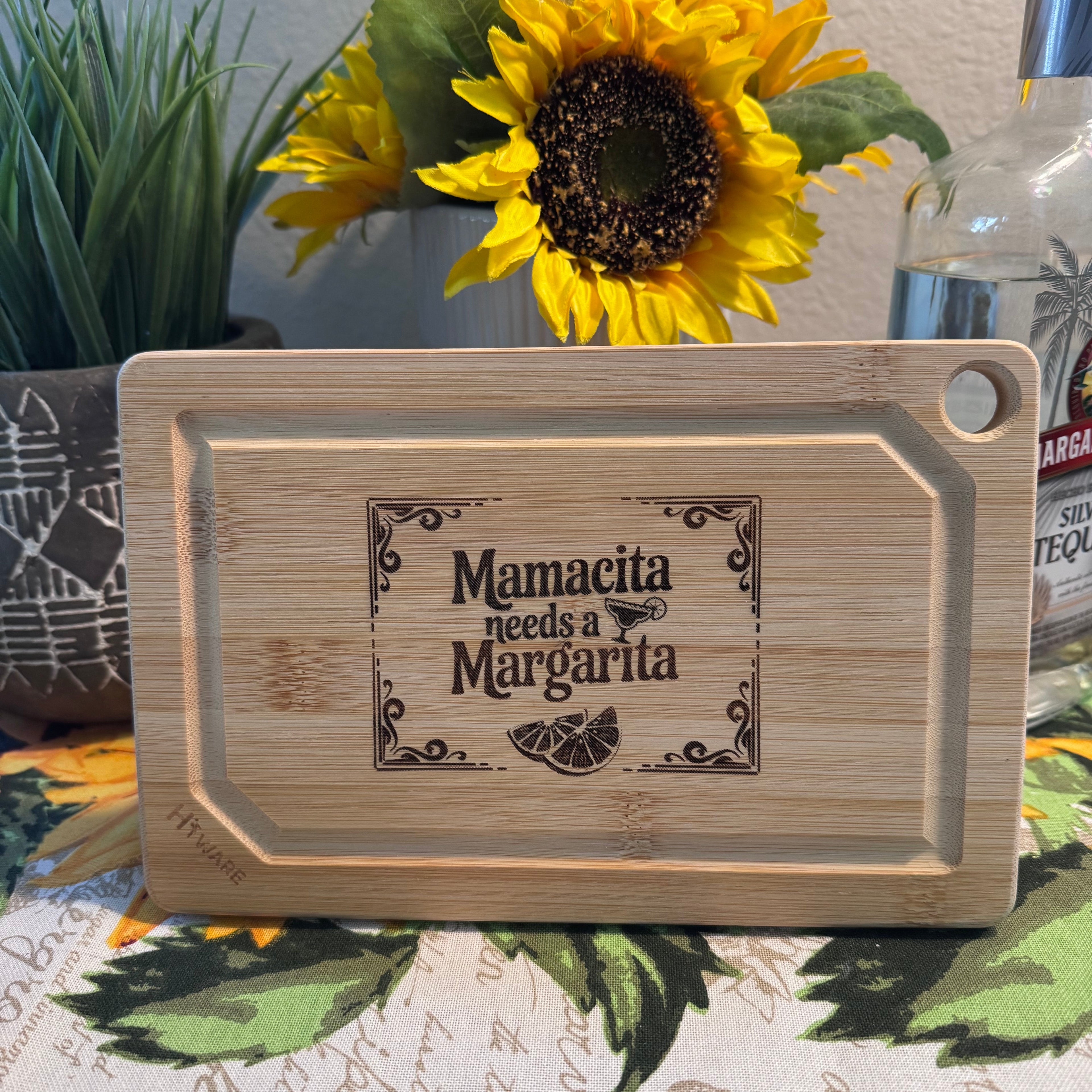 Mamacita Needs a Margarita - Small Cutting Board - 6x9 - 1435