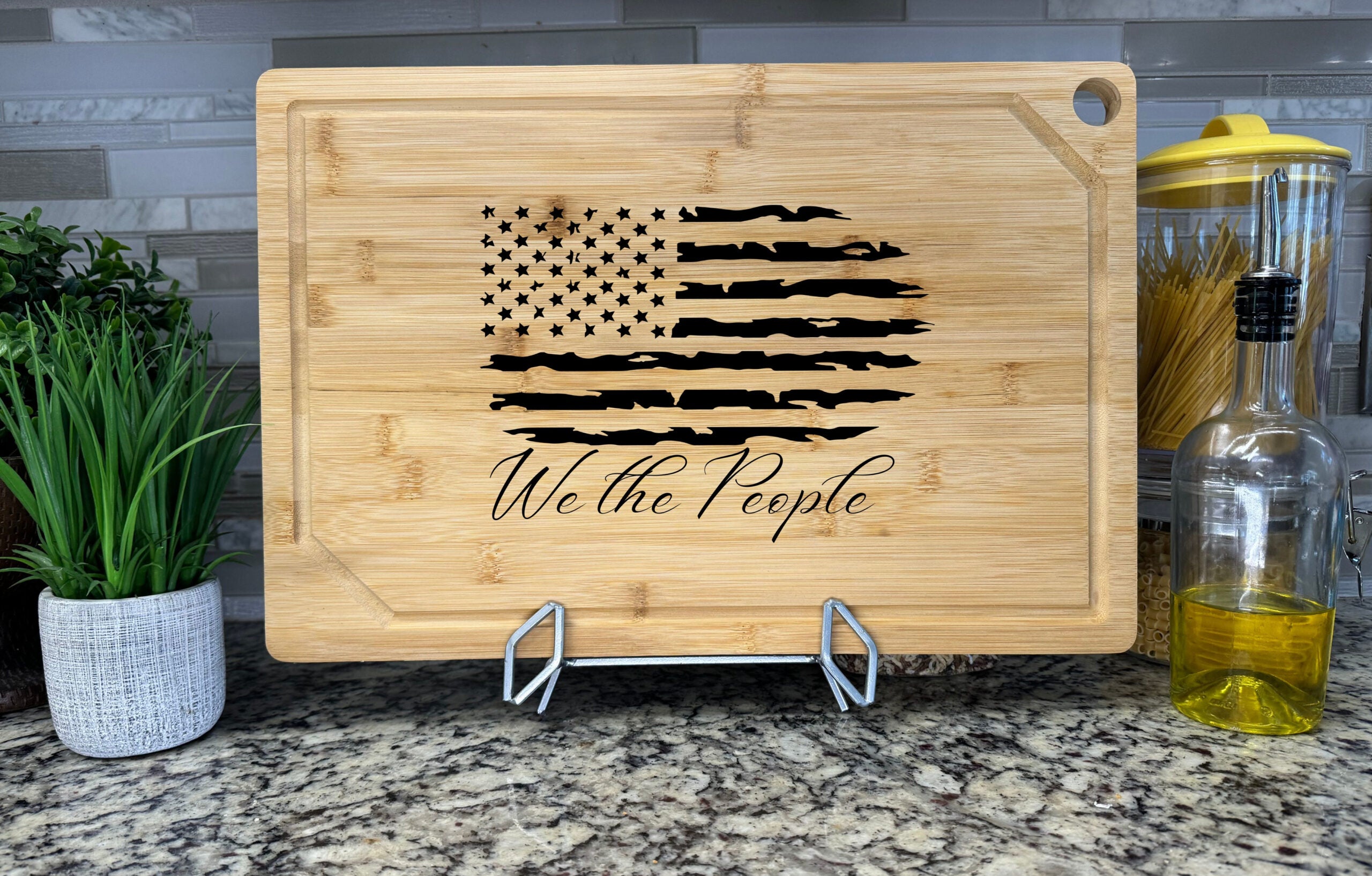 We The People Bamboo Cutting Board - 1401